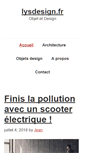 Mobile Screenshot of lysdesign.fr