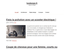 Tablet Screenshot of lysdesign.fr